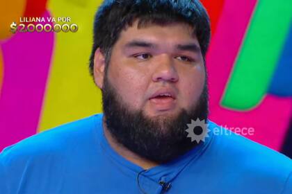 Ariel Cisneros tiene 27 años y participó por el millón en el programa de Guido Kazcka (Foto: Captura de video)