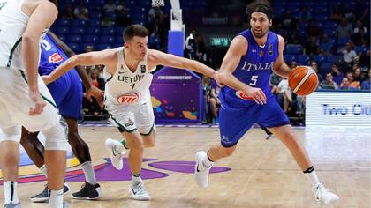 Ariel Filloy, en el partido ante Lituania