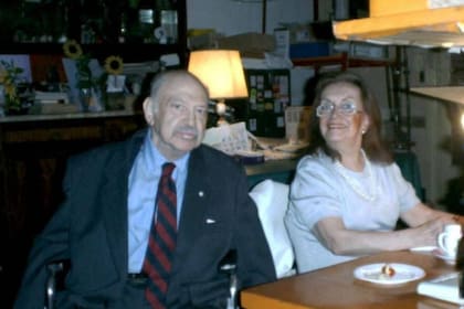 Ariel Rietti junto a su esposa, Beatriz Fernández