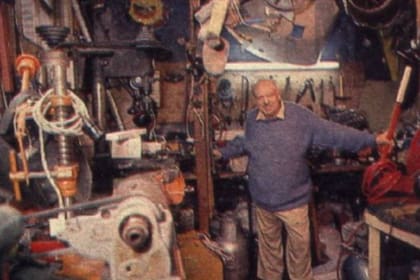 Ariel Rietti tenía su taller en la calle Lezica, en el barrio porteño de Almagro