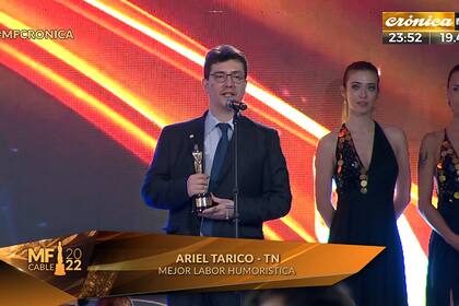 Ariel Tarico, mejor labor humorística