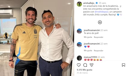 Ariel Vallejo y Rodrigo De Paul