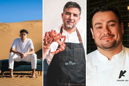 Aris Pabón, Antonio Moreno y Sebastián Jara