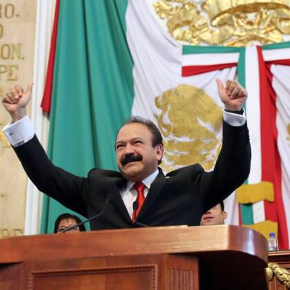 Armando Ahued Ortega, el padre de Simón Ahued