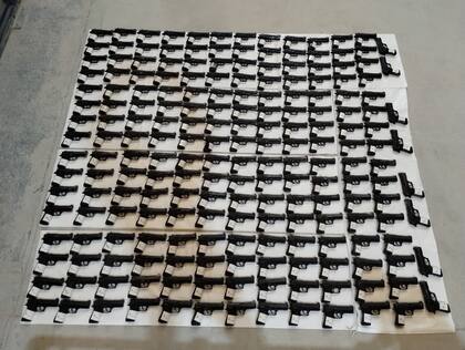 Armas incautadas al crimen organizado