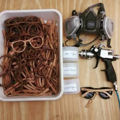 Armazones de madera.