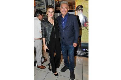 Arnaldo André y Julieta Cardinali, la actriz que protagoniza la película junto a Mike Amigorena