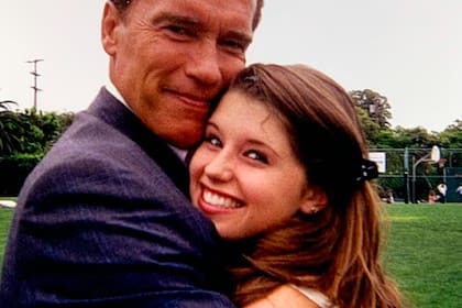 Arnold Schwarzenegger y Katherine Schwarzenegger, padre e hija 