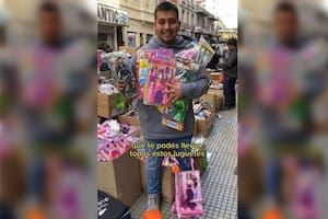 Mostró cuántos juguetes se pueden comprar en Once con $10.000 y causó polémica en las redes