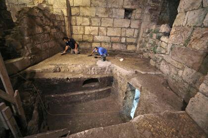 El complejo subterráneo se encontraba debajo de los restos de un edificio del imperio bizantino del año 1400