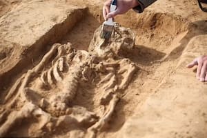 Hallaron la tumba de un matrimonio de hace mil años y hubo un detalle escalofriante
