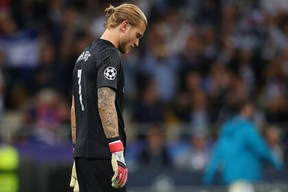 El alemán Loris Karius fue responsable de dos de los tres goles de los merengues