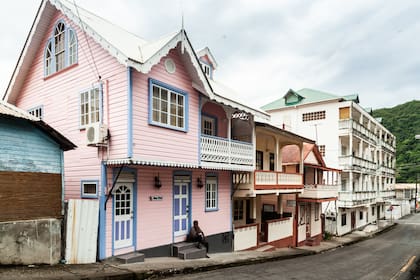 Arquitectura colonial en Santa Lucía.