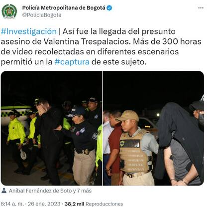 Arrestan a John Poulos, presunto femicida de Valentina Trespalacios