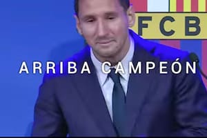 La AFA le regaló a un motivador video a Lio Messi por su pase al fútbol francés