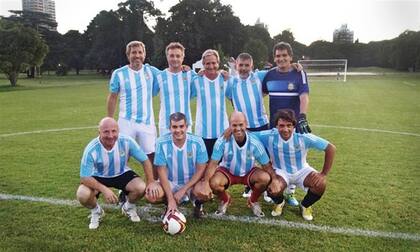 Arriba: Frigerio, De Andreis, Ibarra, Grecco y Avruj; abajo: MacAllister, Peña, Dietrich y Lacunza