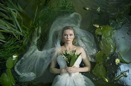 Kirsten Dunst en Melancolía de Lars von Trier