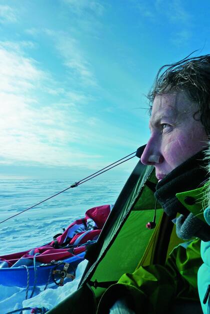 Arropada: afrontar temperaturas de -40°C fue sólo uno de los obstáculos