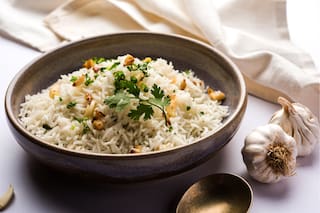 Arroz a la manteca de ajo
