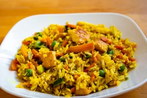 Arroz al curry