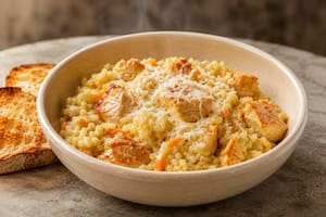 Arroz amarillo con pollo