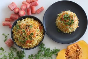 Arroz con zanahoria estilo yemení