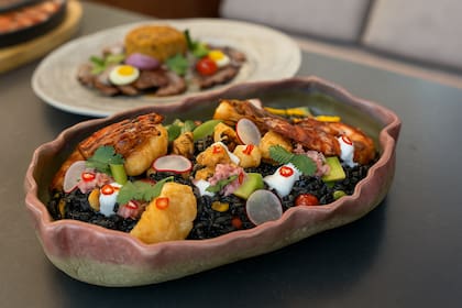 Arroz negrita cremosita de Kamay Casa Gardel