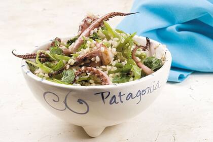 Arroz yamaní con calamar