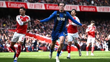 Arsenal cayó por 2-1 contra el Bournemouth