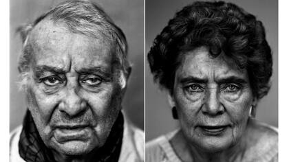 Arsene Tchakarian, armenio, apodado Charles (izq.) y Walchiria Terradura, italiana, apodada Walchiria