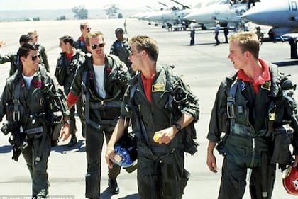 Art School era uno de los pilotos que participó del rodaje de Top Gun