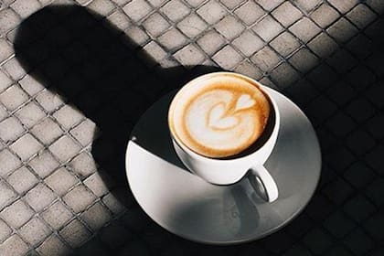 Art latte en eñ café de LAB