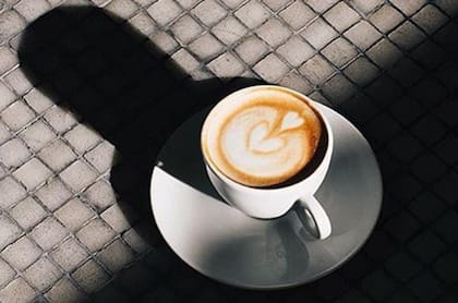 Art latte en eñ café de LAB