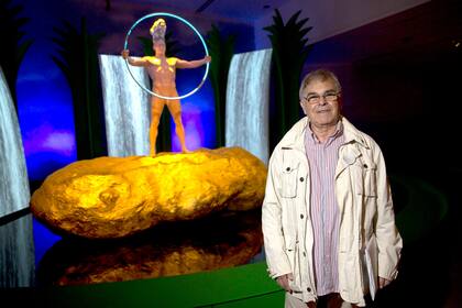 Edgardo Giménez y la obra realizada para la instalación La civilización perdida