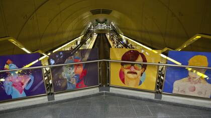 Arte en la estación Santa Fe - Jáuregui