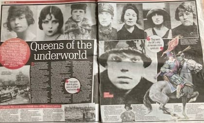 Artículo del Sunday People sobre Alice y las Elefantes