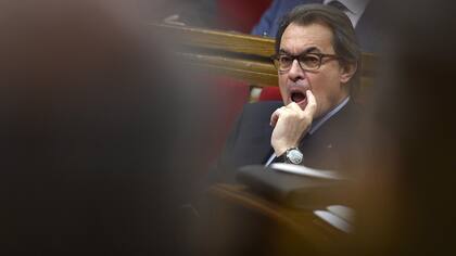 Artur Mas, presidente de Cataluña
