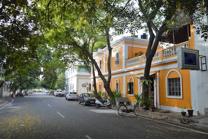 Aruitectura francesa en Pondicherry