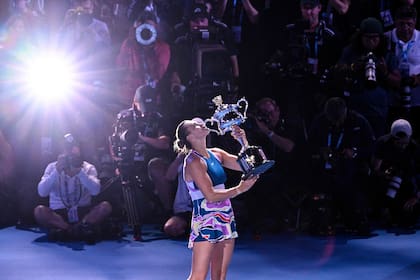 Aryna Sabalenka, campeona del Abierto de Australia, en enero pasado