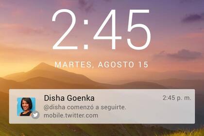 As? se ven las notificaciones de Twitter Lite en la pantalla de bloqueo de Android