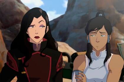 Asami y Korra, las chicas que sorprendieron con su amor tanto a sus compañeros de aventuras como al público