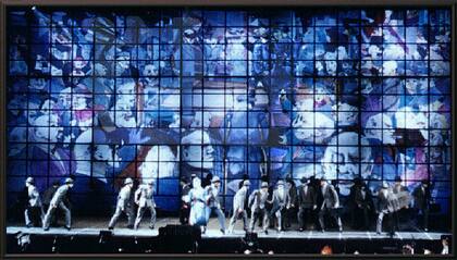 Ascensión y caída de la ciudad de Mahagonny, de Bertolt Brecht y Kurt Weill; puesta de Jaime Kogan en el Luna Park, 1988