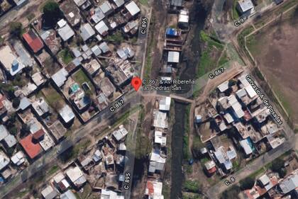 El cruce de calles hasta el que fue guiada la pareja