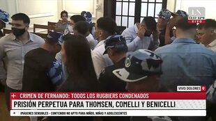 Asesinato de Fernando Báez Sosa: así fueron esposados los acusados