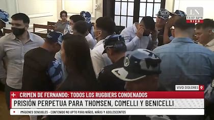 Asesinato de Fernando Báez Sosa: así fueron esposados los acusados