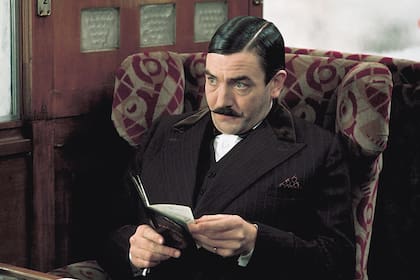 Albert Finney, en Asesinato en el expreso de Oriente; para Agatha Christie fue el mejor Poirot de la historia