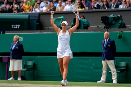 Ashleigh Barty ganó tres títulos individuales de Grand Slam: uno de ellos, Wimbledon 2021.