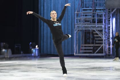 Ashley Cain, patinadora olímpica que integra el elenco de Disney on Ice
