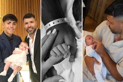 Así anunciaba el Kun Agüero la llegada de su hija al mundo