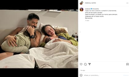Asi anunciaron Camilo y Evaluna el nacimiento de Amaranto (Foto: Instagram @evaluna)